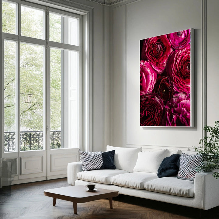 Crimson Velvet Portrait