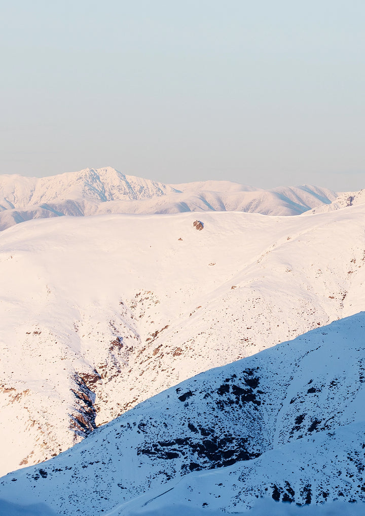 Set of 2 - Snowy Mountains