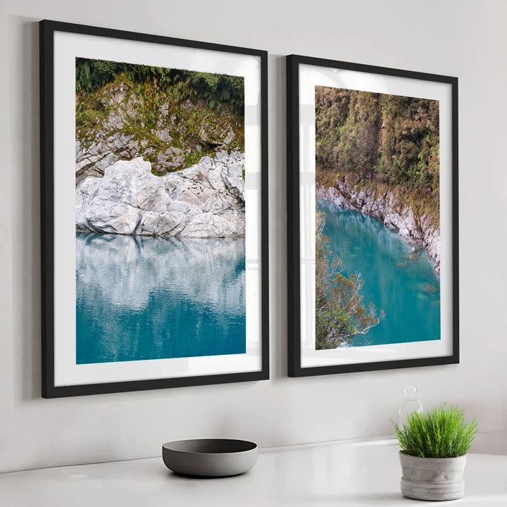 Set of 2 - Blue Pools, West Coast