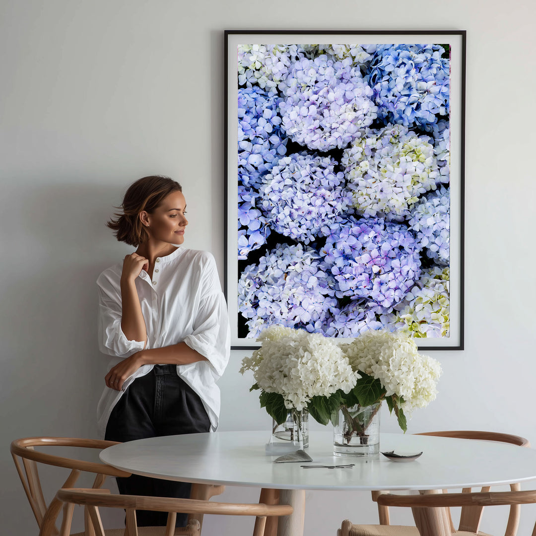 A Soft Blue Harvest Portrait