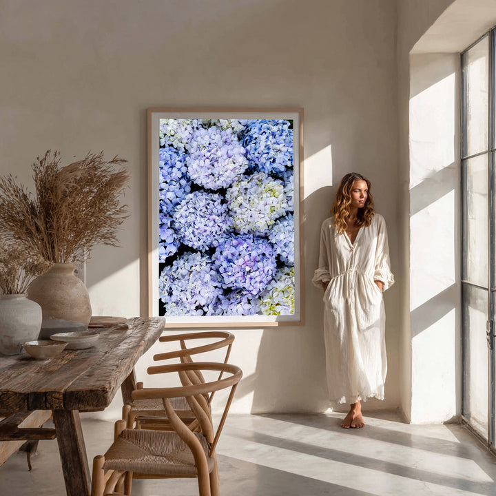 A Soft Blue Harvest Portrait