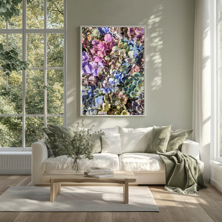 La Vintage Hydrangea in Portrait