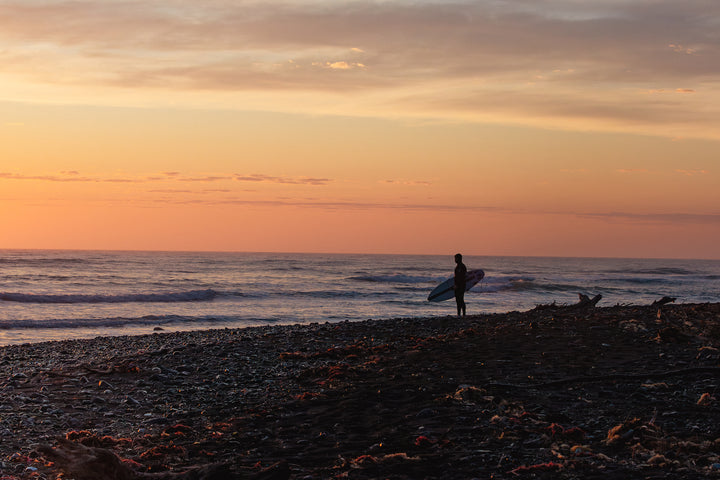 Surfer At Sunrise